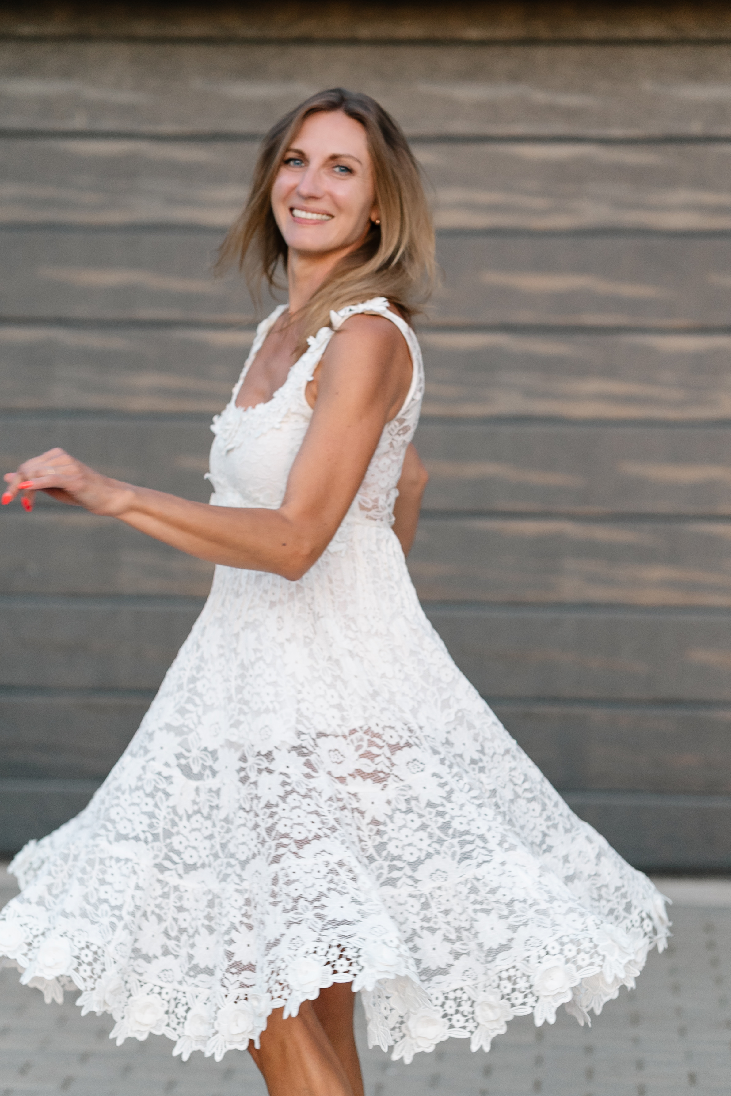 Šokių vadovė Iveta Stukienė su mokiniais